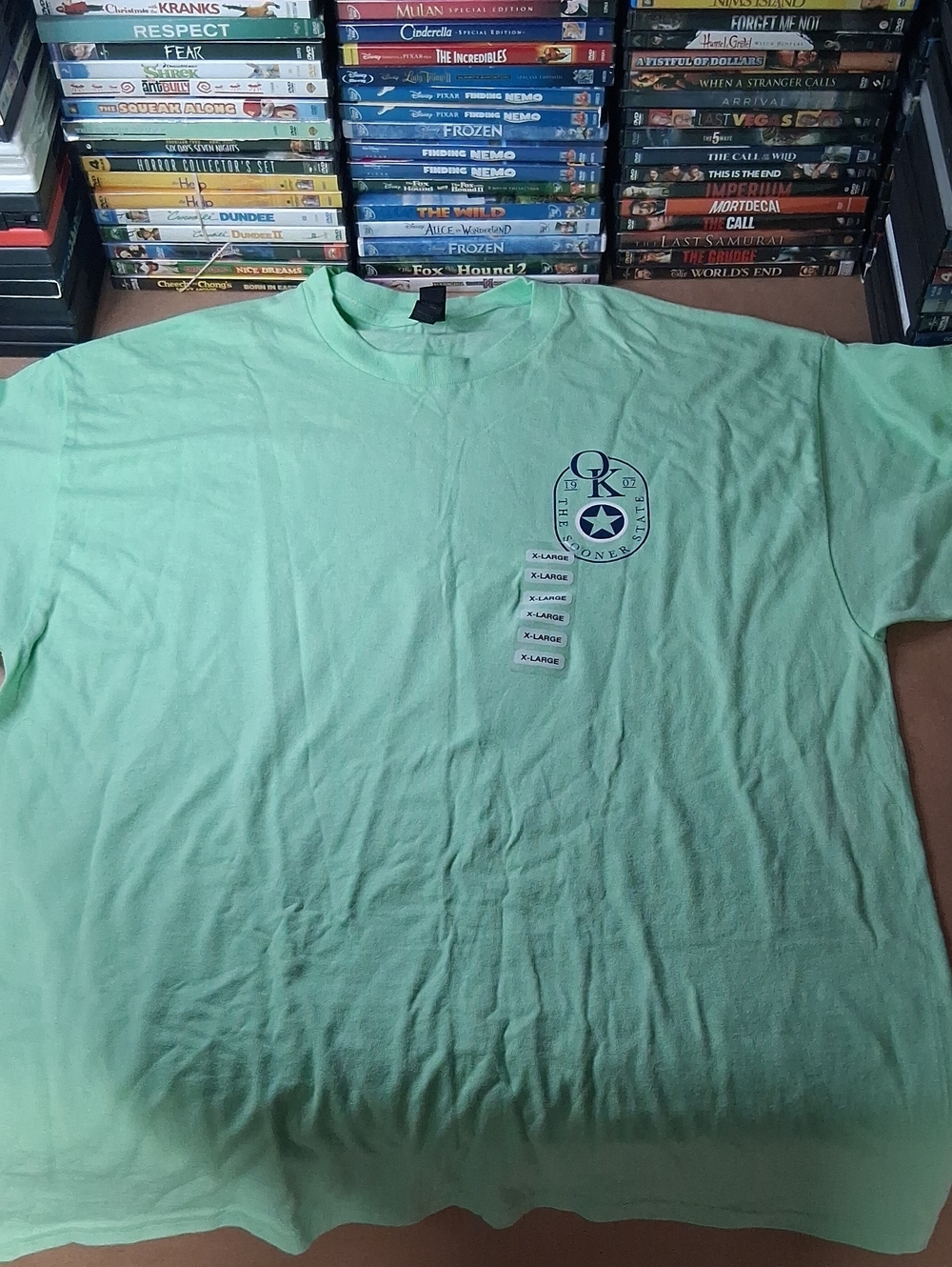 Green Graphic Short-Sleeve Men’s T-Shirt - X-Large